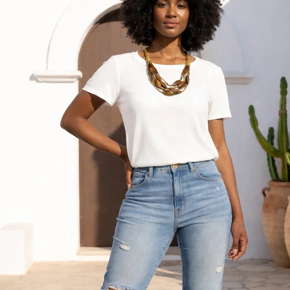 Multi-strand beaded necklace with bronze seed beads. EUC. - Picture 2 of 4